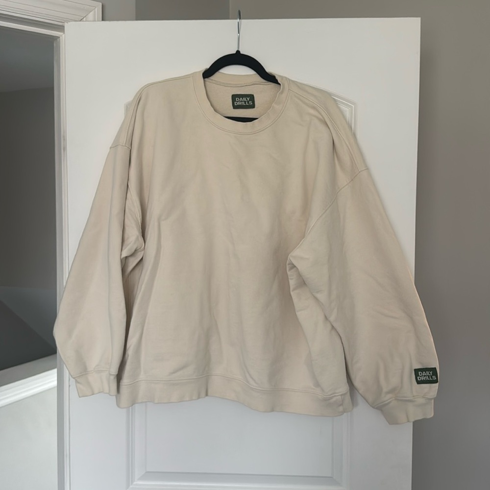 Daily Drills Sand Crewneck - M/L